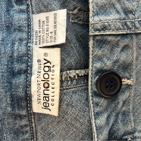 Jeanology Vintage High-Waisted Button Detail Denim Maxi Skirt - Picture 8 of 8